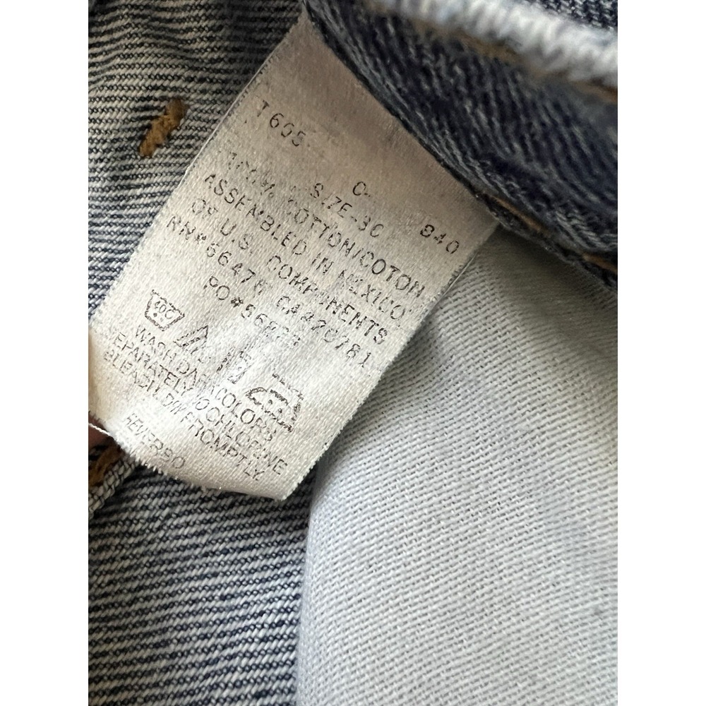 100% Cotton Vintage Tommy Hilfiger Denim Shorts Mens 36 USA 90s Baggy‎ Jean Y2K - Picture 5 of 8